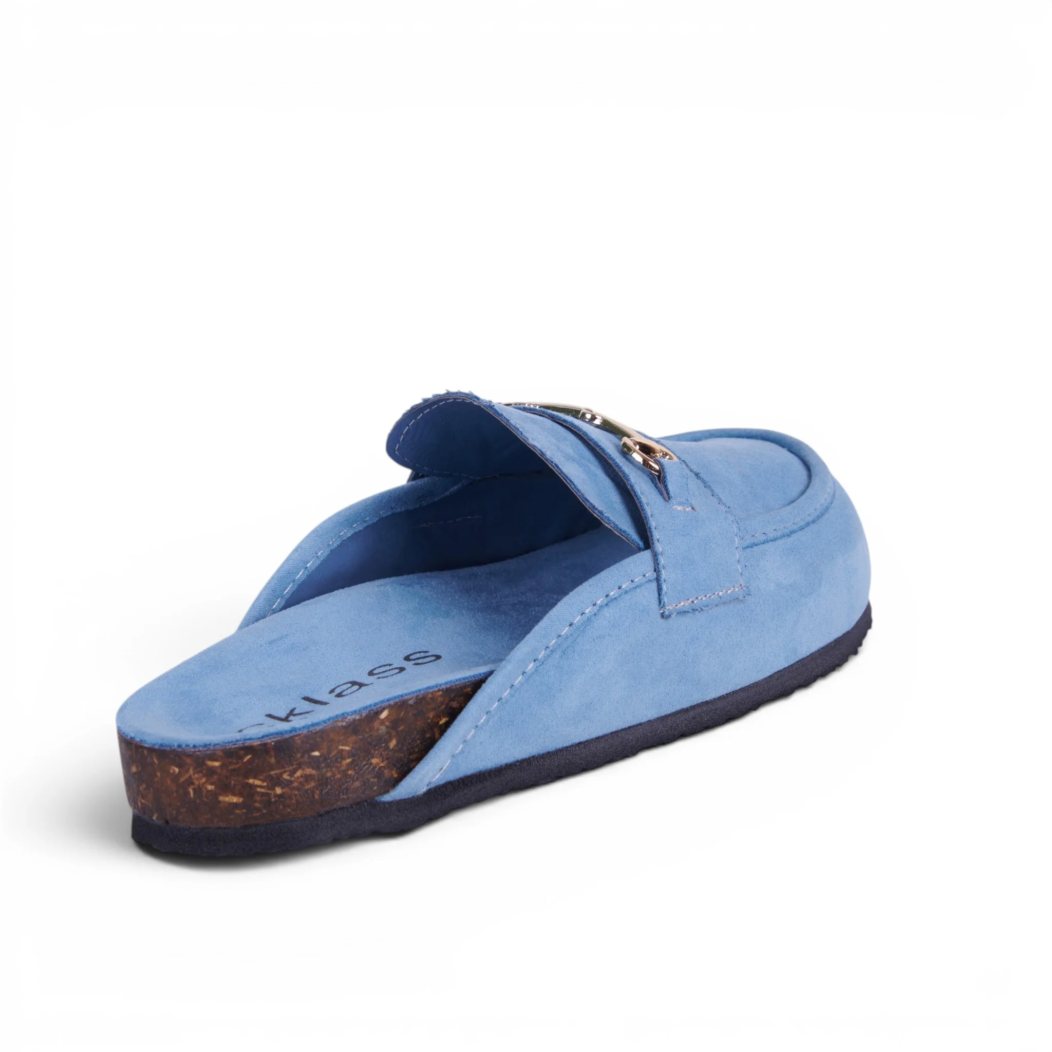 DÚO 781 MOCASINES DESTALONADOS BEIGE Y AZUL - Image 11
