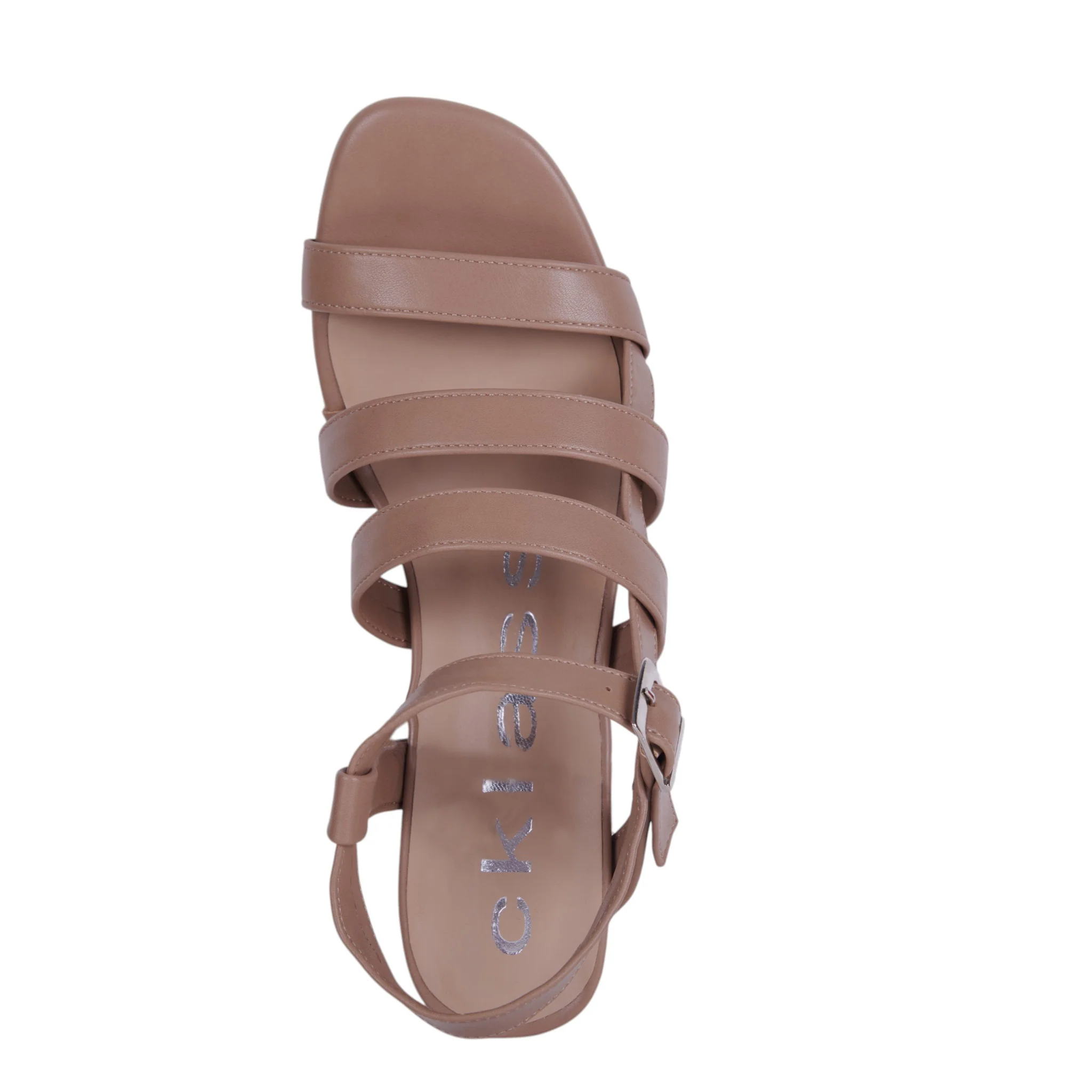 DÚO 787 SANDALIAS DE TIRAS ROJO Y BEIGE - Image 8