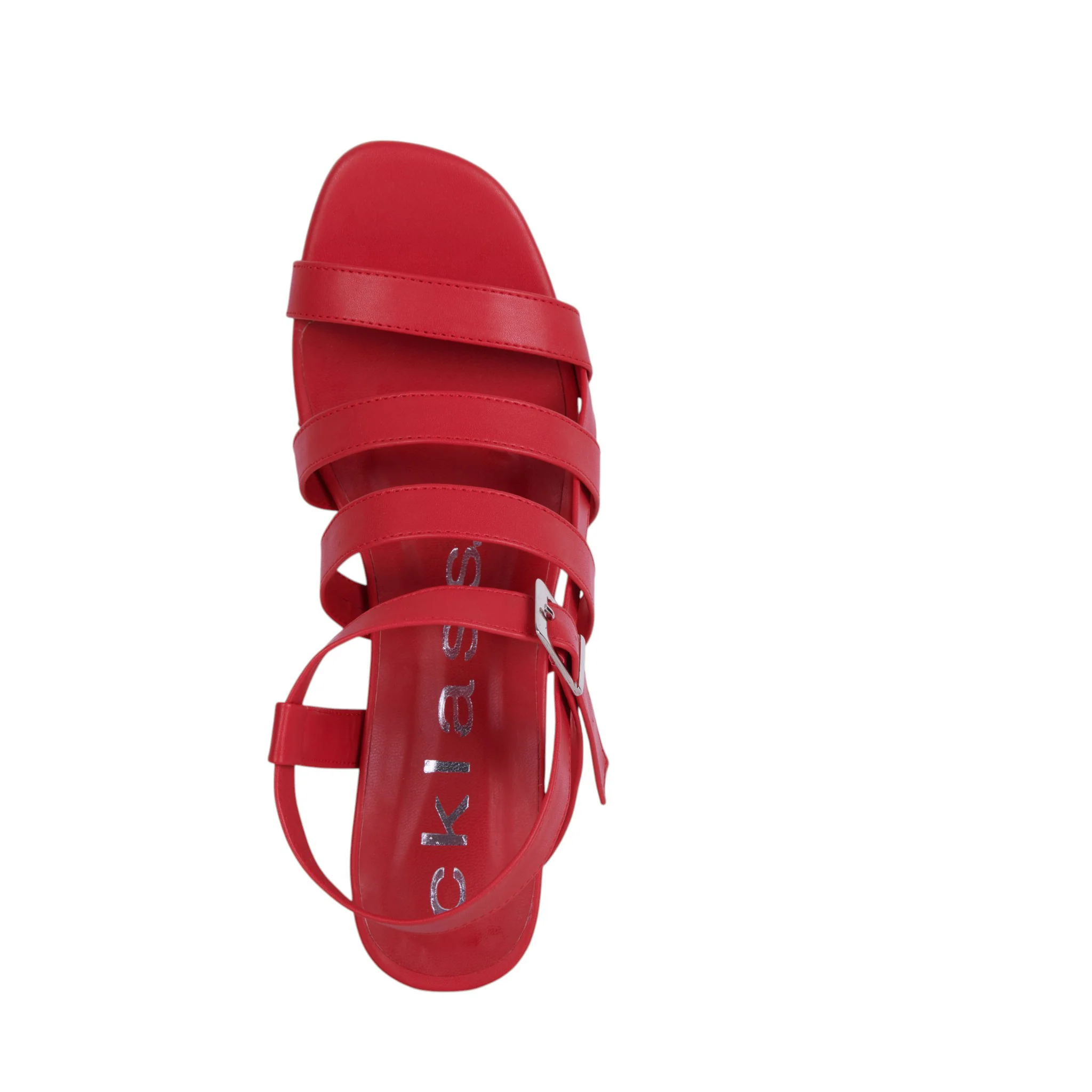 DÚO 787 SANDALIAS DE TIRAS ROJO Y BEIGE - Image 9