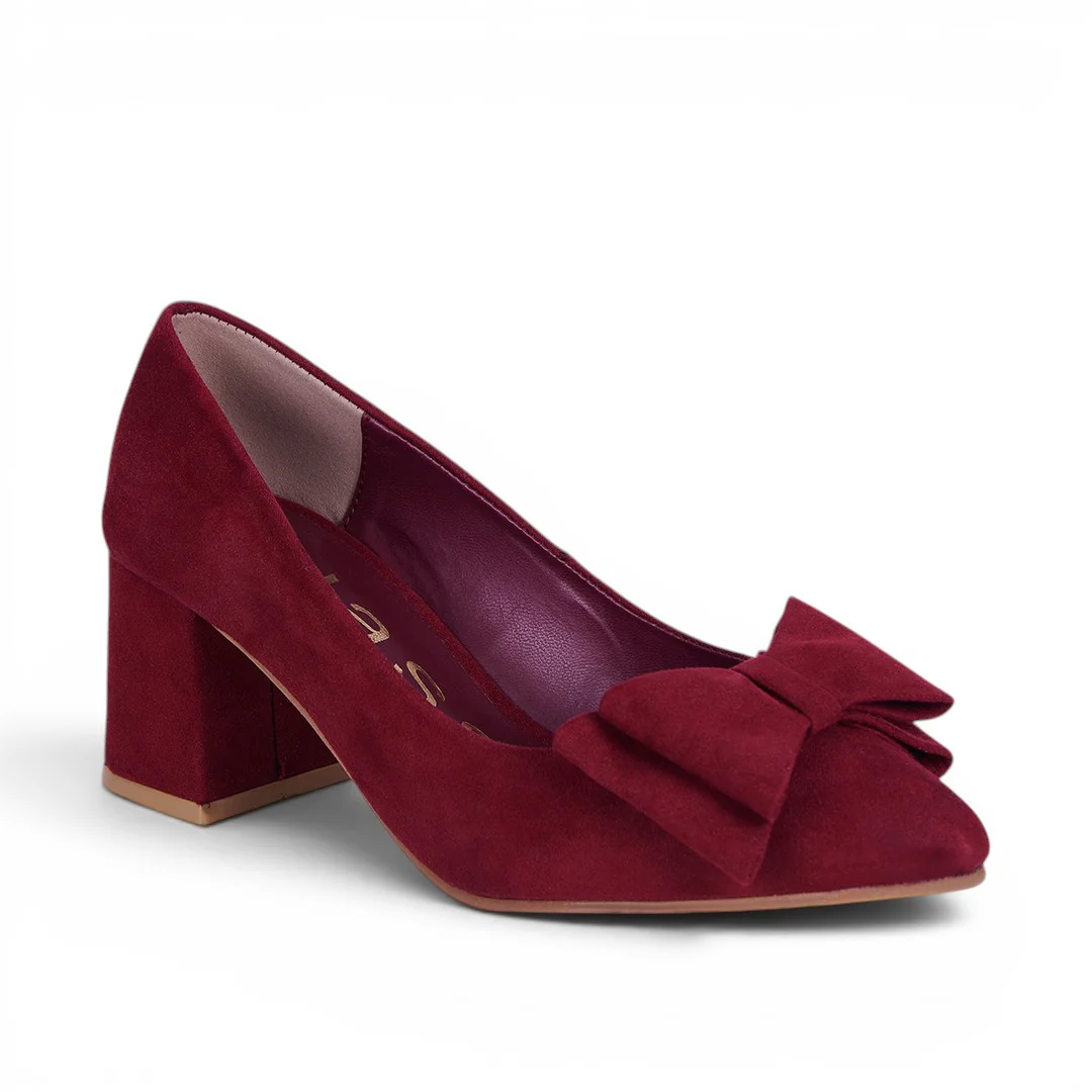 DÚO 790 ZAPATILLAS CON MOÑO TINTO Y TAUPE - Image 3