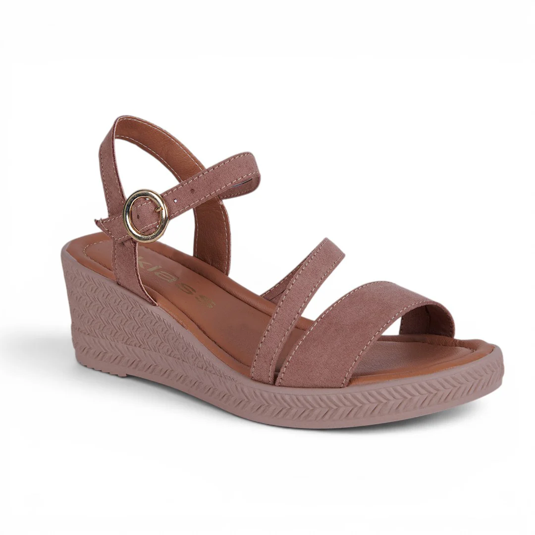 DÚO 795 SANDALIAS CON PLATAFORMA TAUPE Y NEGRO - Image 3