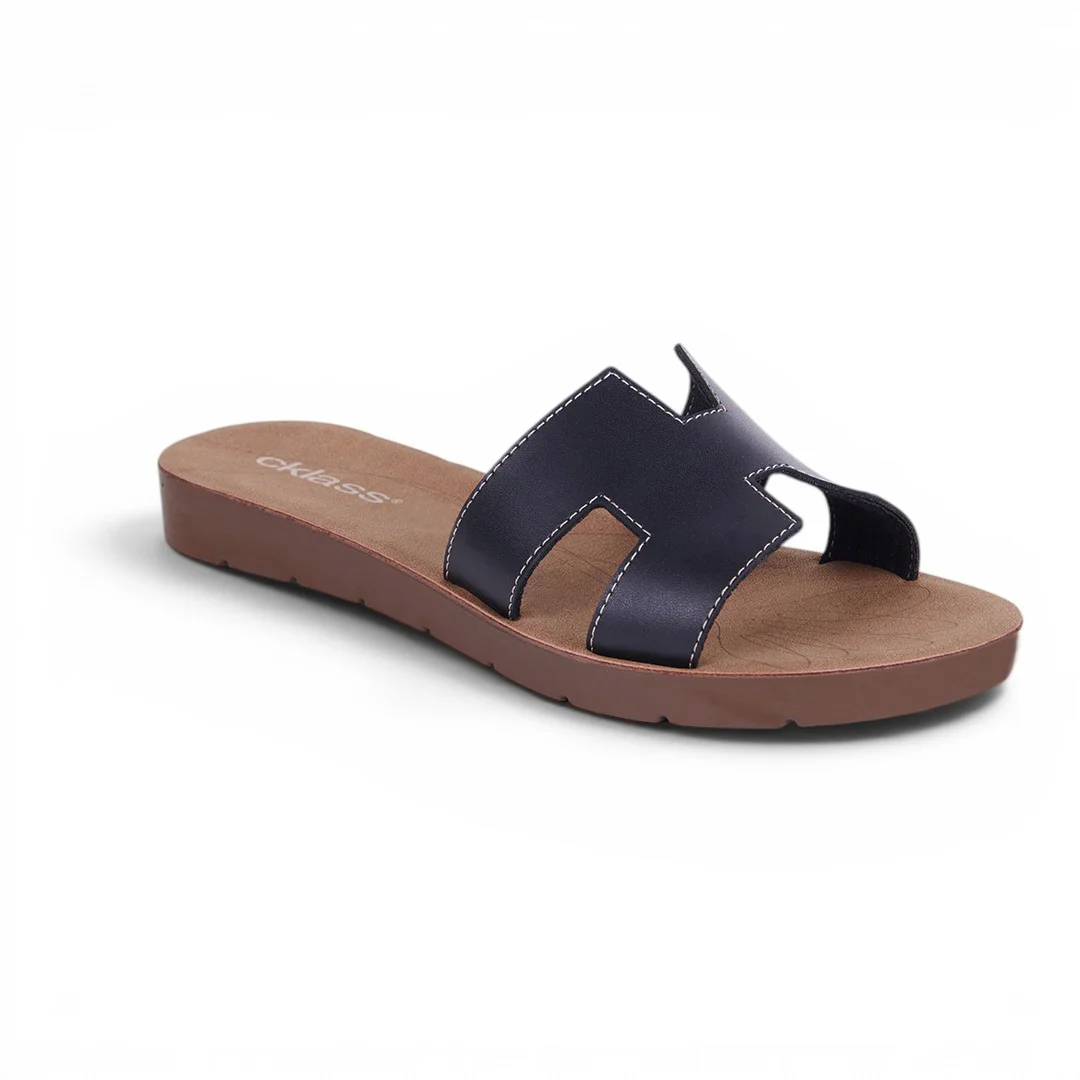 DÚO 802 SANDALIAS DE PISO NEGRO Y HUESO - Image 2
