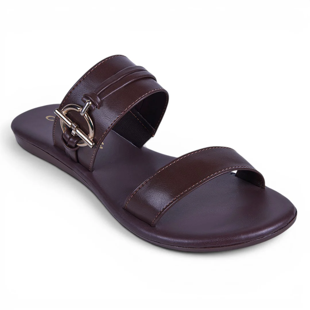 DÚO 806 SANDALIAS CON HERRAJE HUESO Y CAFÉ - Image 12
