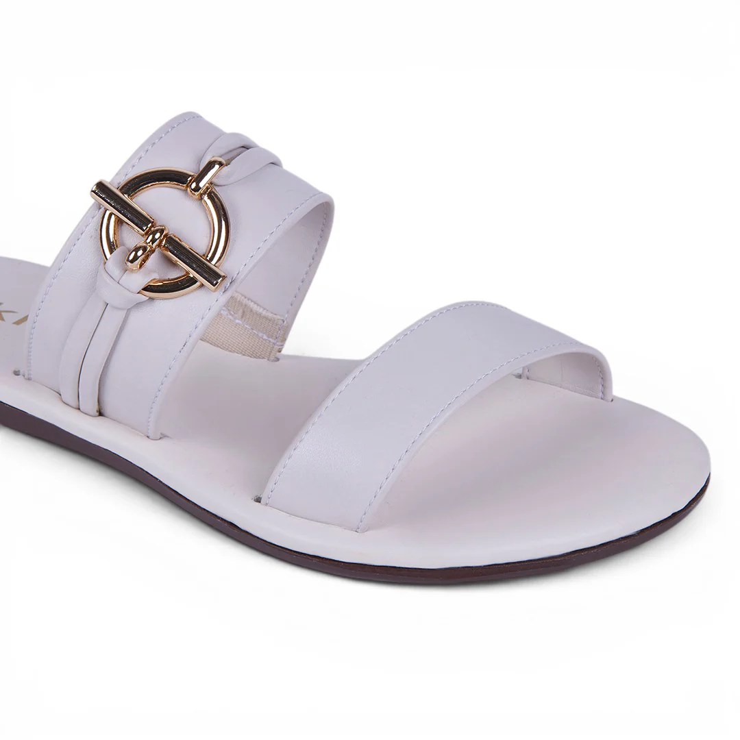 DÚO 806 SANDALIAS CON HERRAJE HUESO Y CAFÉ - Image 13