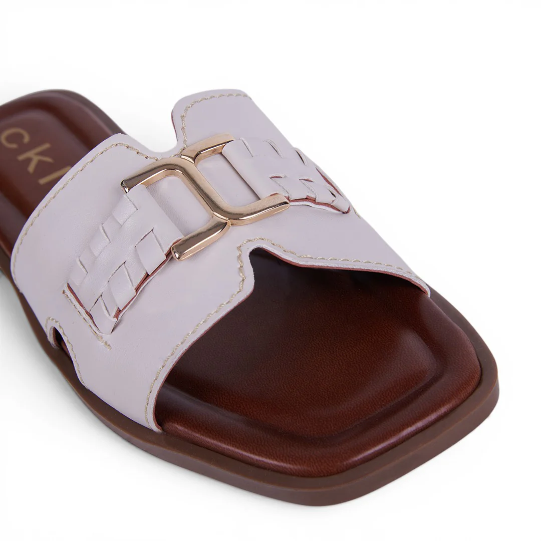 DÚO 809 SANDALIAS CON HERRAJE HUESO Y MIEL - Image 13