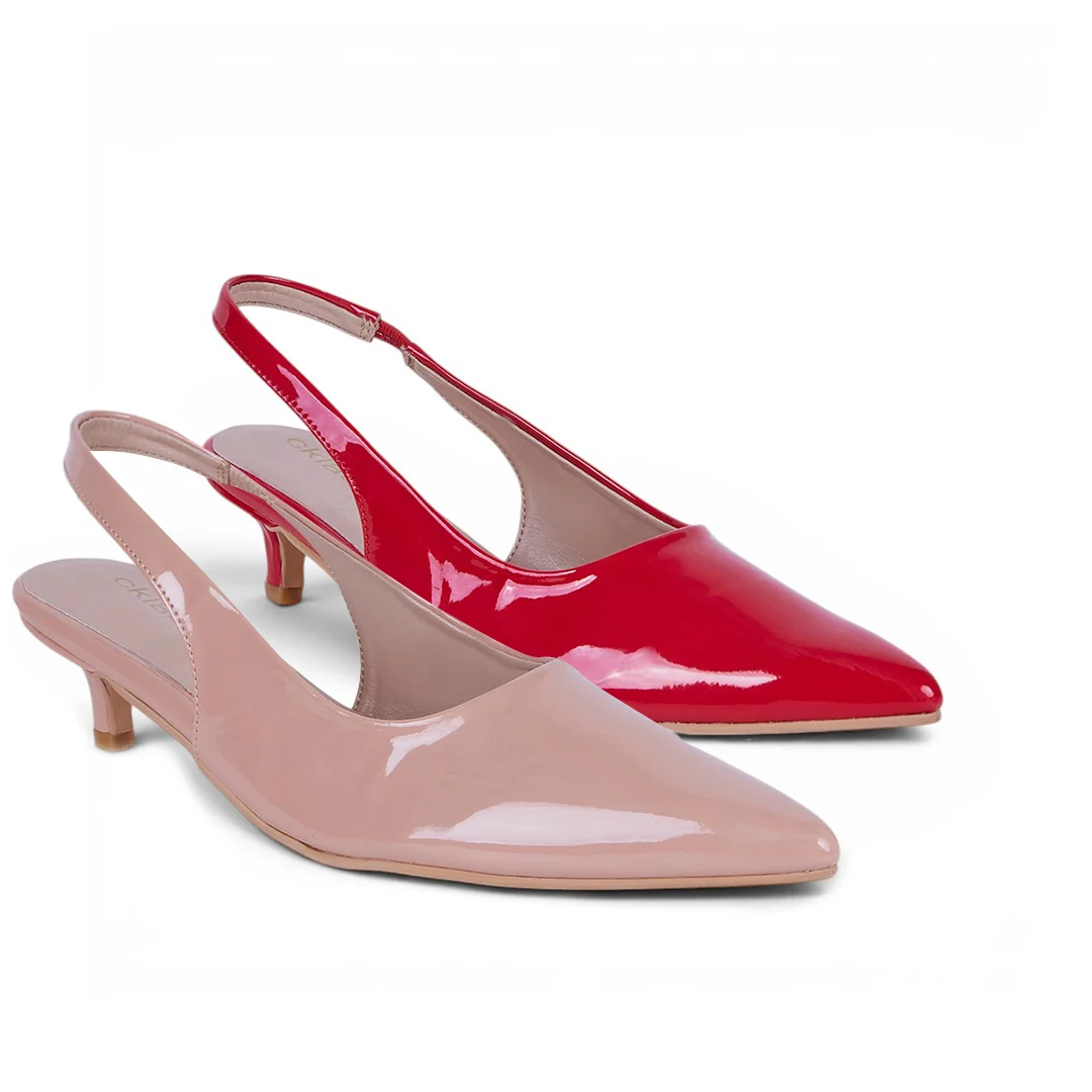 DÚO 815 ZAPATILLAS ROJO Y BEIGE