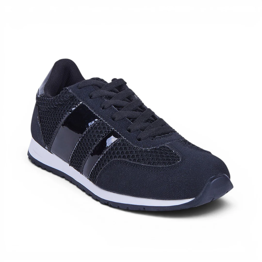 DÚO 817 TENIS CON AGUJETAS HUESO Y NEGRO - Image 2