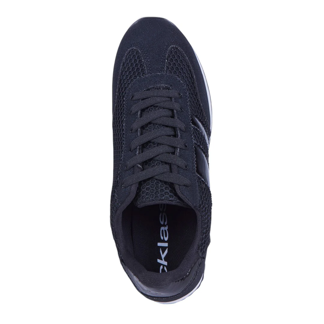 DÚO 817 TENIS CON AGUJETAS HUESO Y NEGRO - Image 8