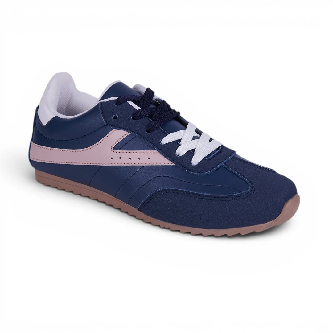 DÚO 820 TENIS BICOLOR HUESO Y MARINO - Image 3
