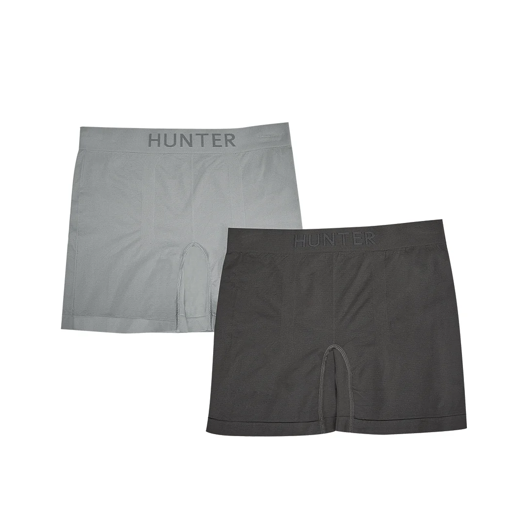 DÚO BÓXER LARGO LISO GRIS 98823