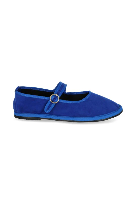 DÚO DE BALERINA DE PISO CAFÉ Y AZUL DUO537 - Image 4