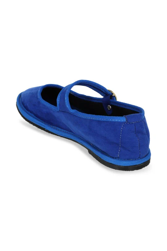 DÚO DE BALERINA DE PISO CAFÉ Y AZUL DUO537 - Image 6