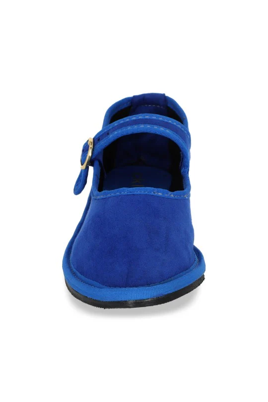 DÚO DE BALERINA DE PISO CAFÉ Y AZUL DUO537 - Image 9