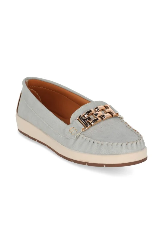 DÚO DE MOCASÍN DE PISO GRIS Y ROSA DUO 553 - Image 2