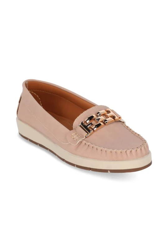 DÚO DE MOCASÍN DE PISO GRIS Y ROSA DUO 553 - Image 3