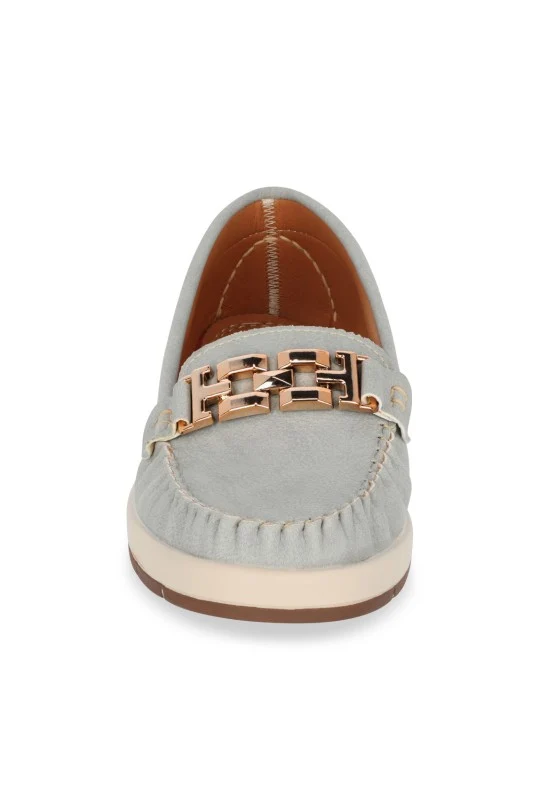 DÚO DE MOCASÍN DE PISO GRIS Y ROSA DUO 553 - Image 8
