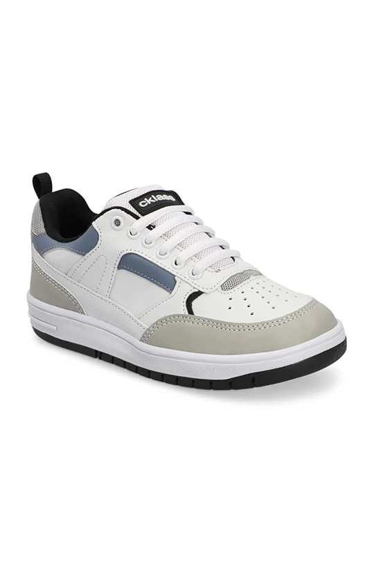 Dúo de tenis casual blanco y marino 07682 - Image 6
