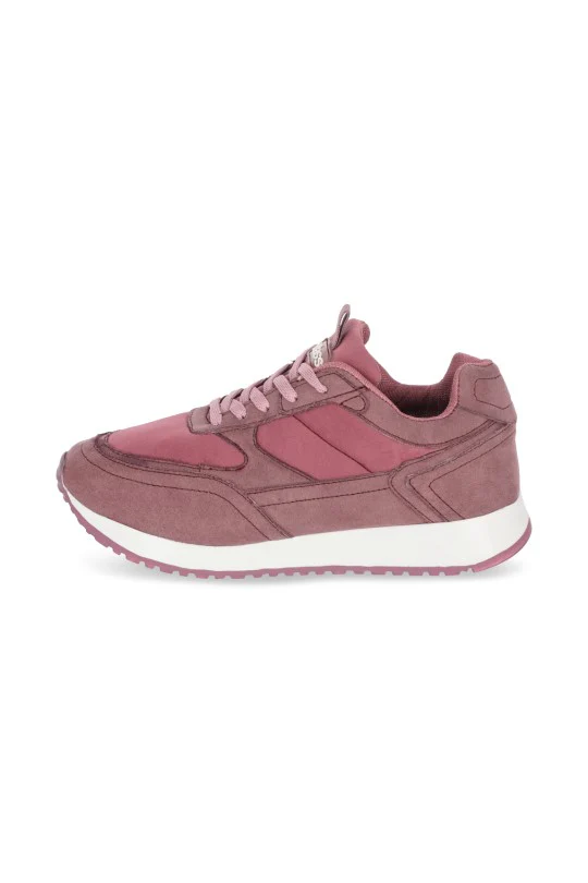 DÚO DE TENIS CASUAL MORADO Y PLATA CON CINTAS DUO570 - Image 4