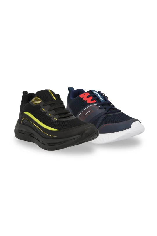 DÚO DE TENIS SUPER SPORT NEGRO Y MARINO 68325