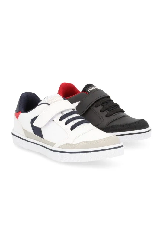 DÚO TENIS CASUAL BLANCO Y NEGRO DUO 379 / 53021