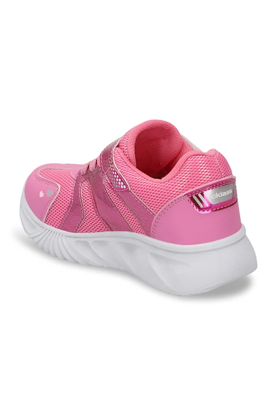 Dúo tenis deportivo blanco y rosa con adorno DÚO 127 / 03843 - Image 4