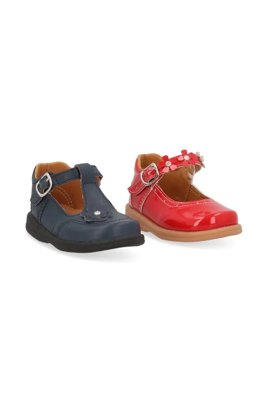 DÚO ZAPATO CASUAL MARINO Y ROJO CON ADORNO DÚO 477/97131