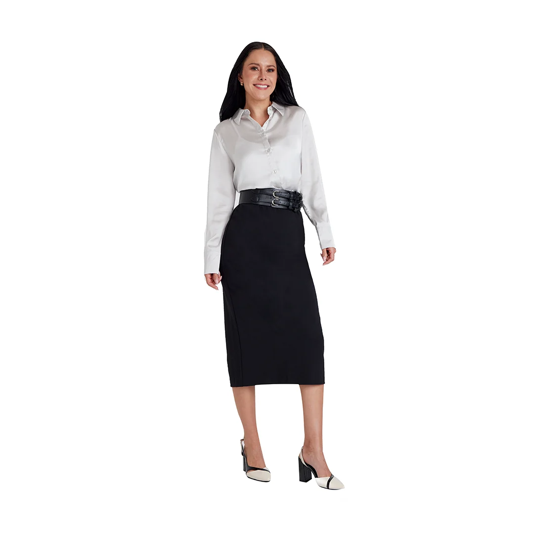 FALDA NEGRA CORTE LÁPIZ 94335
