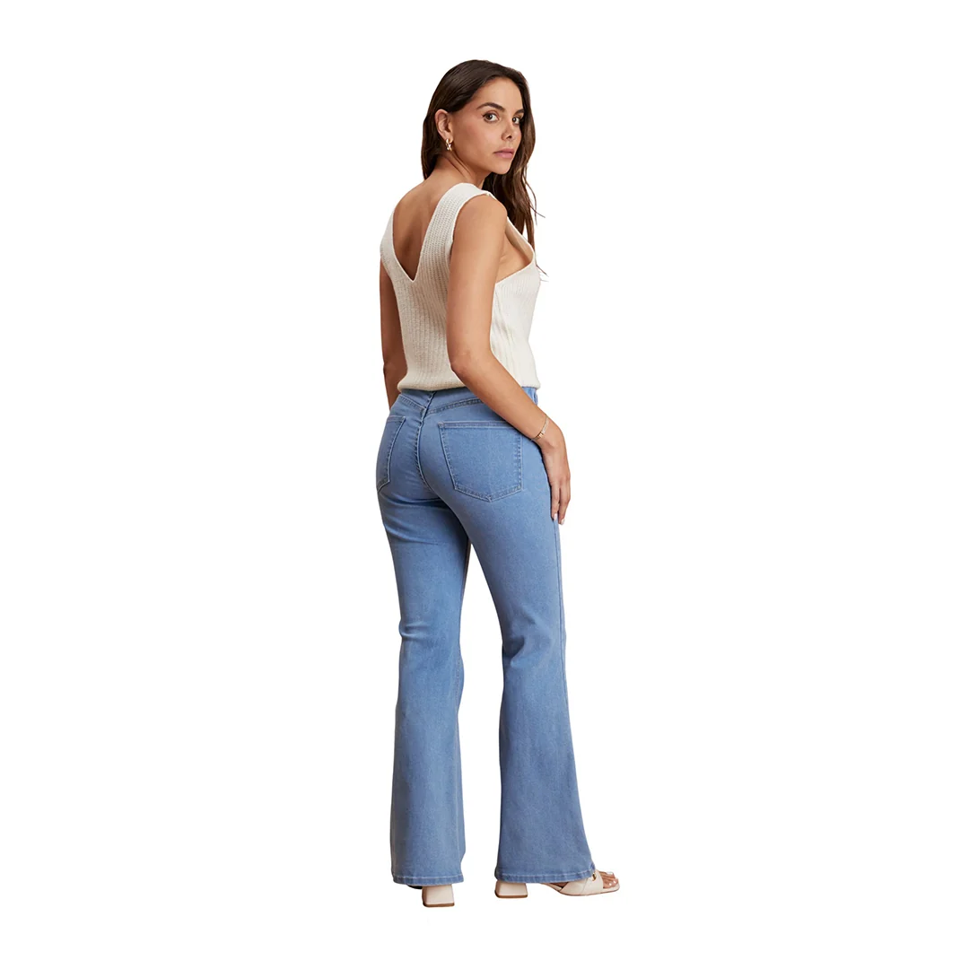 JEANS MEZCLILLA AZUL CAMPANA 10090 - Image 3