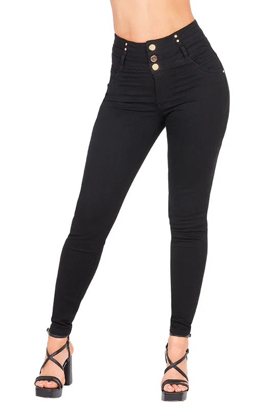 JEANS NEGRO COLOMBIANO 07016