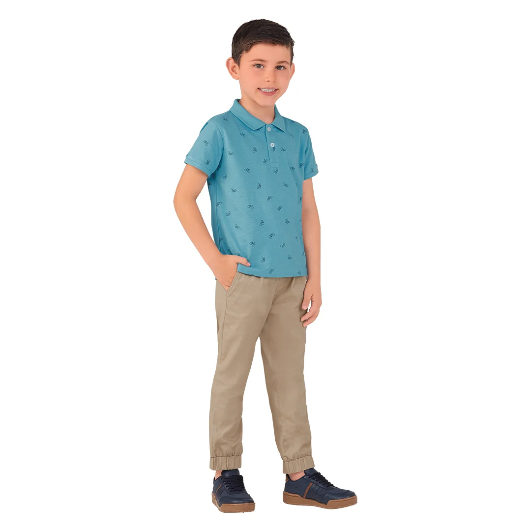 JOGGER DE GABARDINA BEIGE 96472