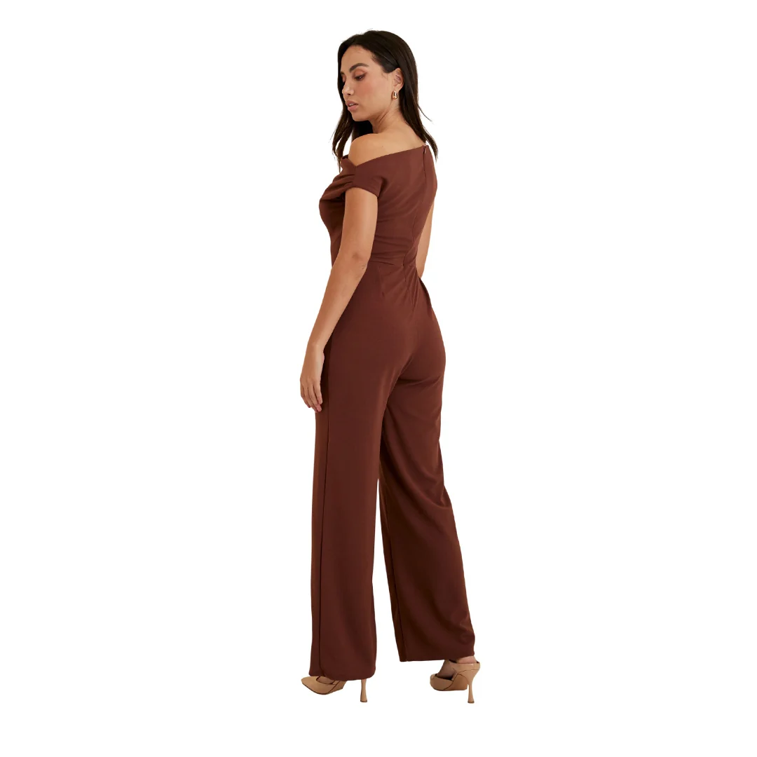 JUMPSUIT CAFÉ ASIMÉTRICO 49079 - Image 2