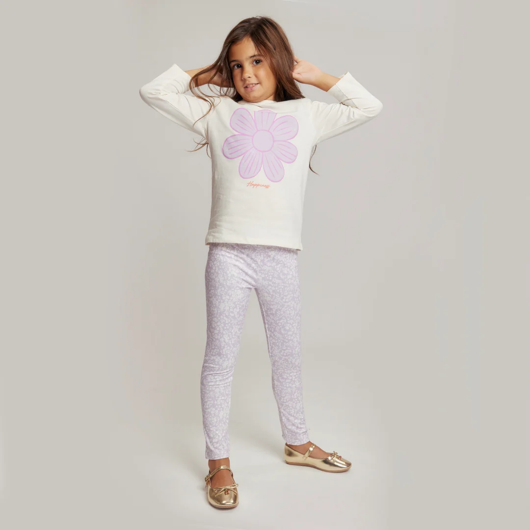 LEGGINS MULTICOLOR CON ESTAMPADO FLORAL 92073 - Image 2