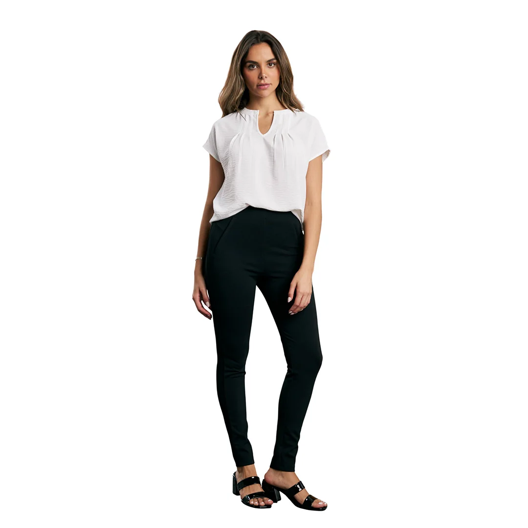 LEGGINS NEGRO CON VIVOS 90167 - Image 4