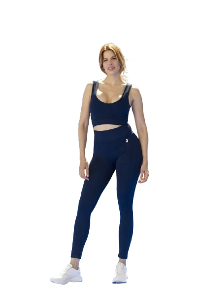 LEGGINS SUPERSPORT AJUSTE ELÁSTICO MARINO 31023
