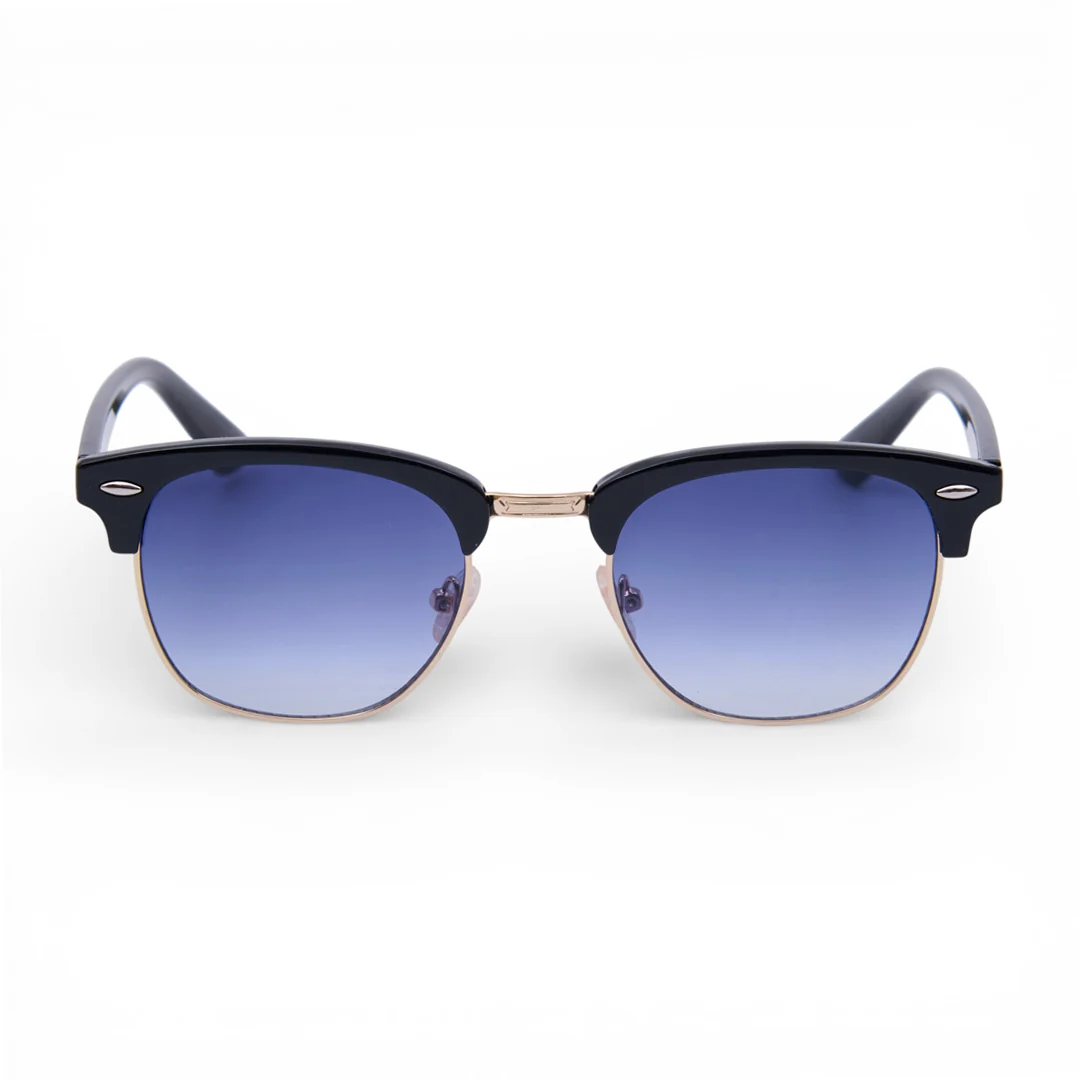 LENTES DE SOL ARMAZÓN NEGRO Y MICA AZUL 05944
