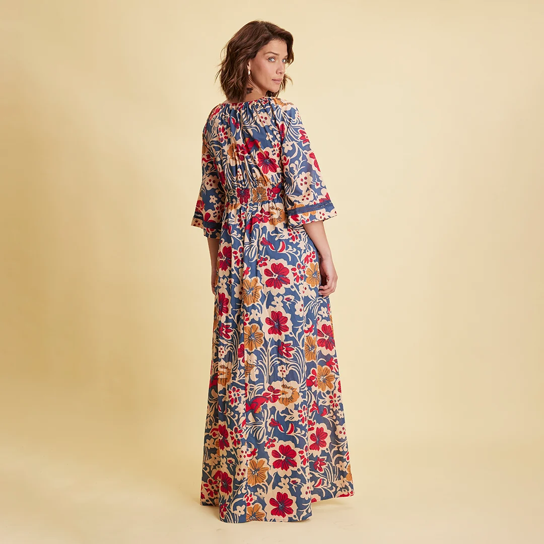 MAXIDRESS MULTICOLOR CON SMOG 93654 - Image 2