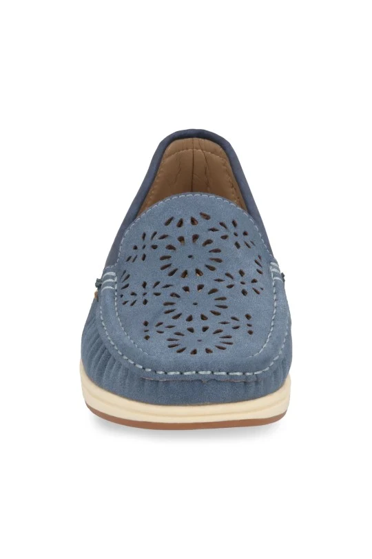 MOCASIN AZUL CON PERFORADO 71225 - Image 3