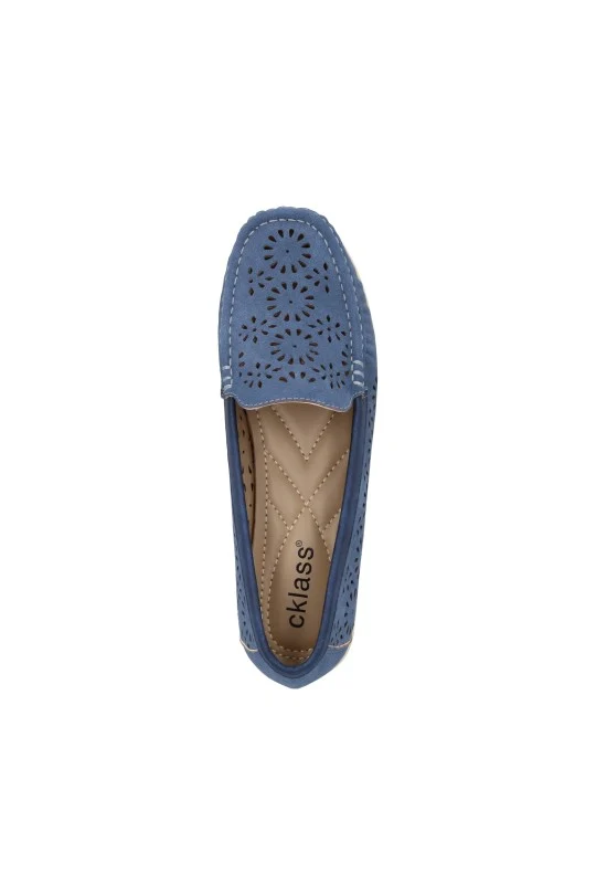 MOCASIN AZUL CON PERFORADO 71225 - Image 5