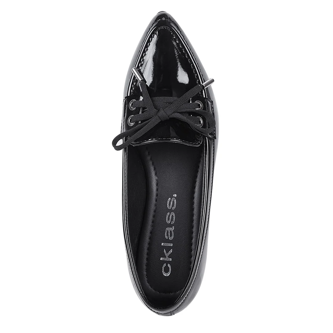 MOCASÍN CASUAL CHAROL NEGRO 55301 - Image 5