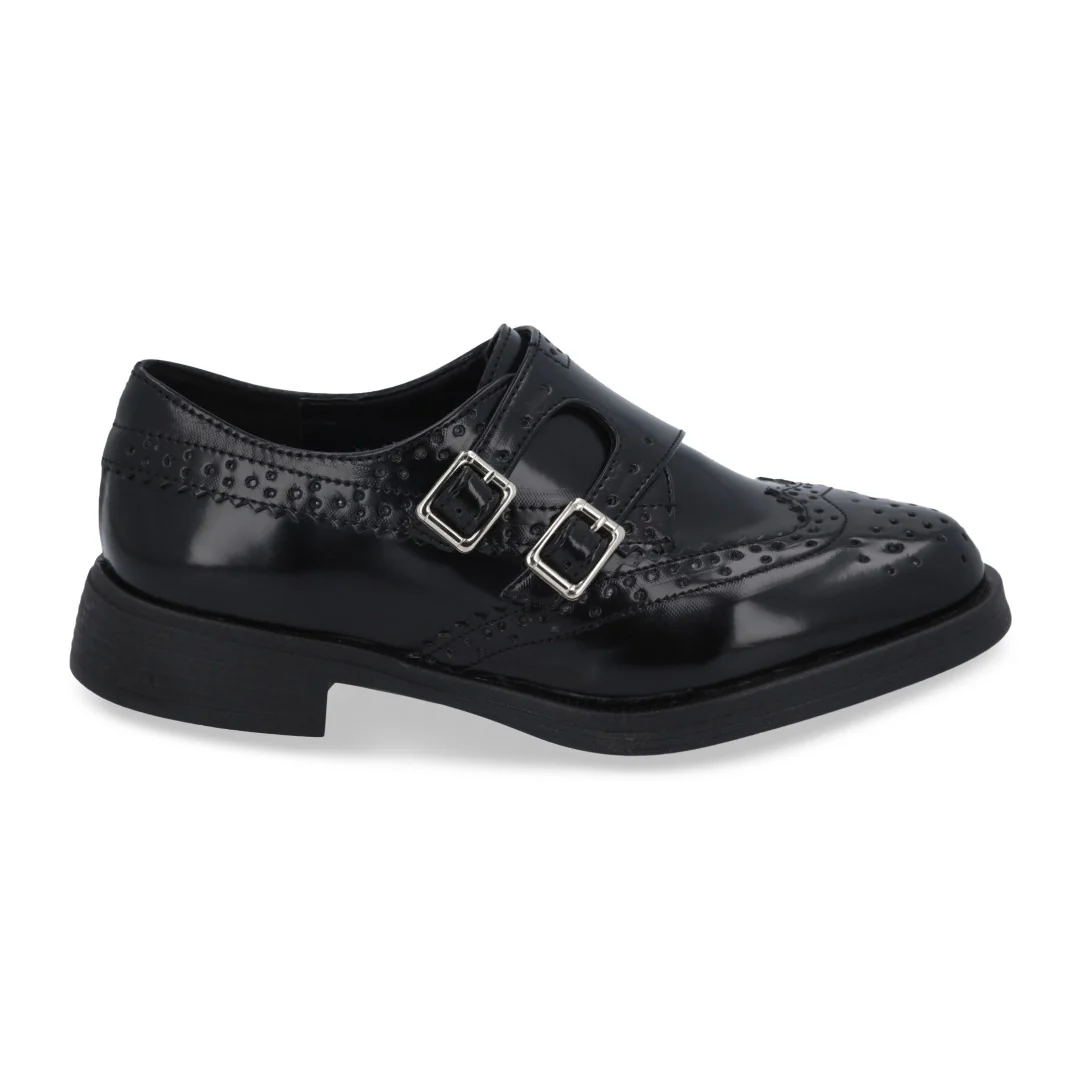 MOCASÍN CASUAL NEGRO CON HEBILLAS 47224 - Image 2