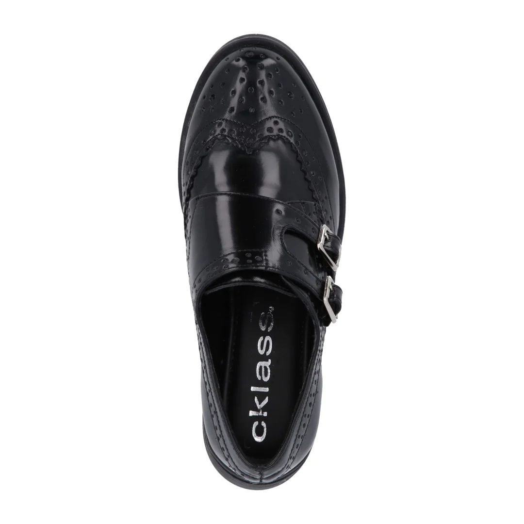 MOCASÍN CASUAL NEGRO CON HEBILLAS 47224 - Image 5