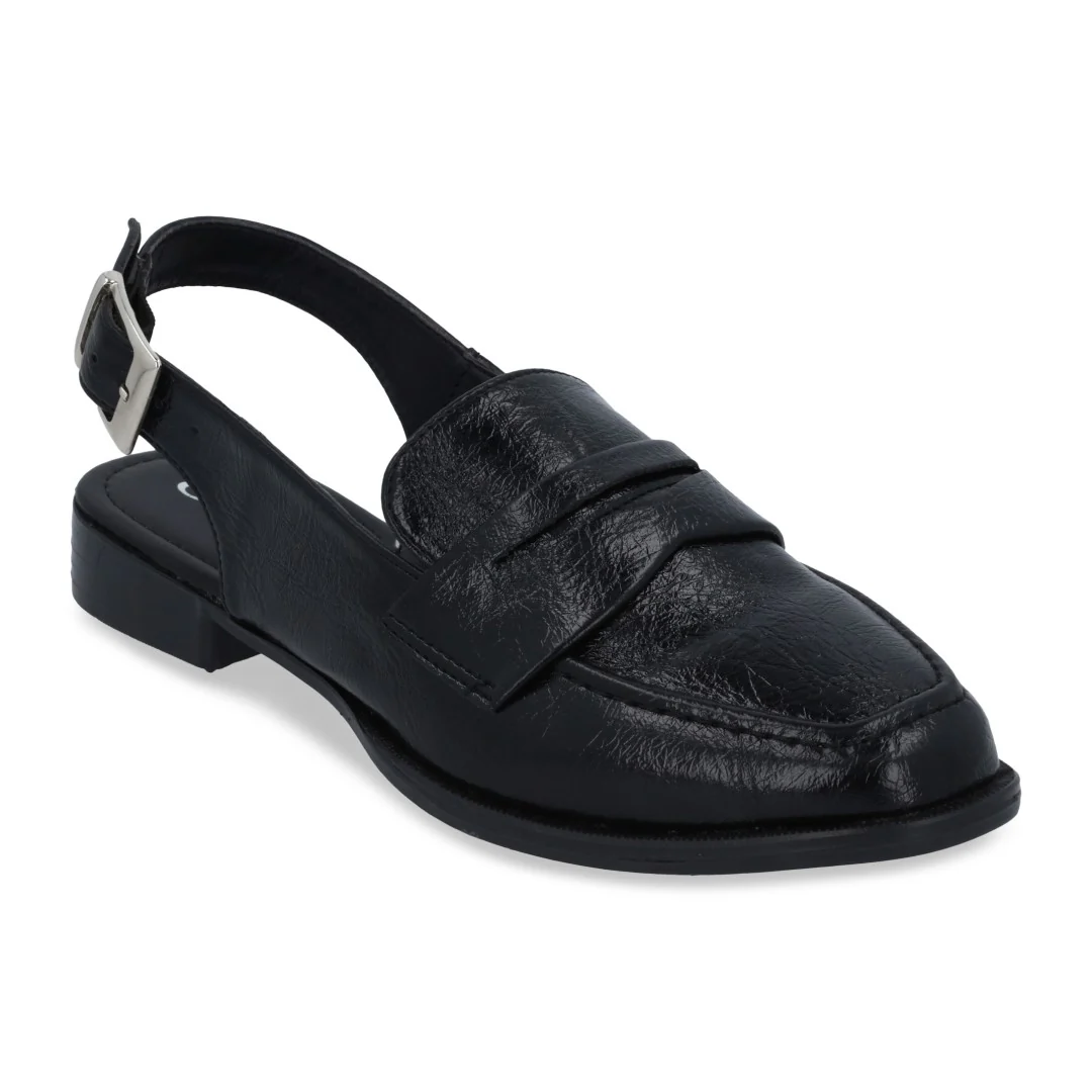 MOCASÍN COLOR NEGRO DESTALONADO 33091