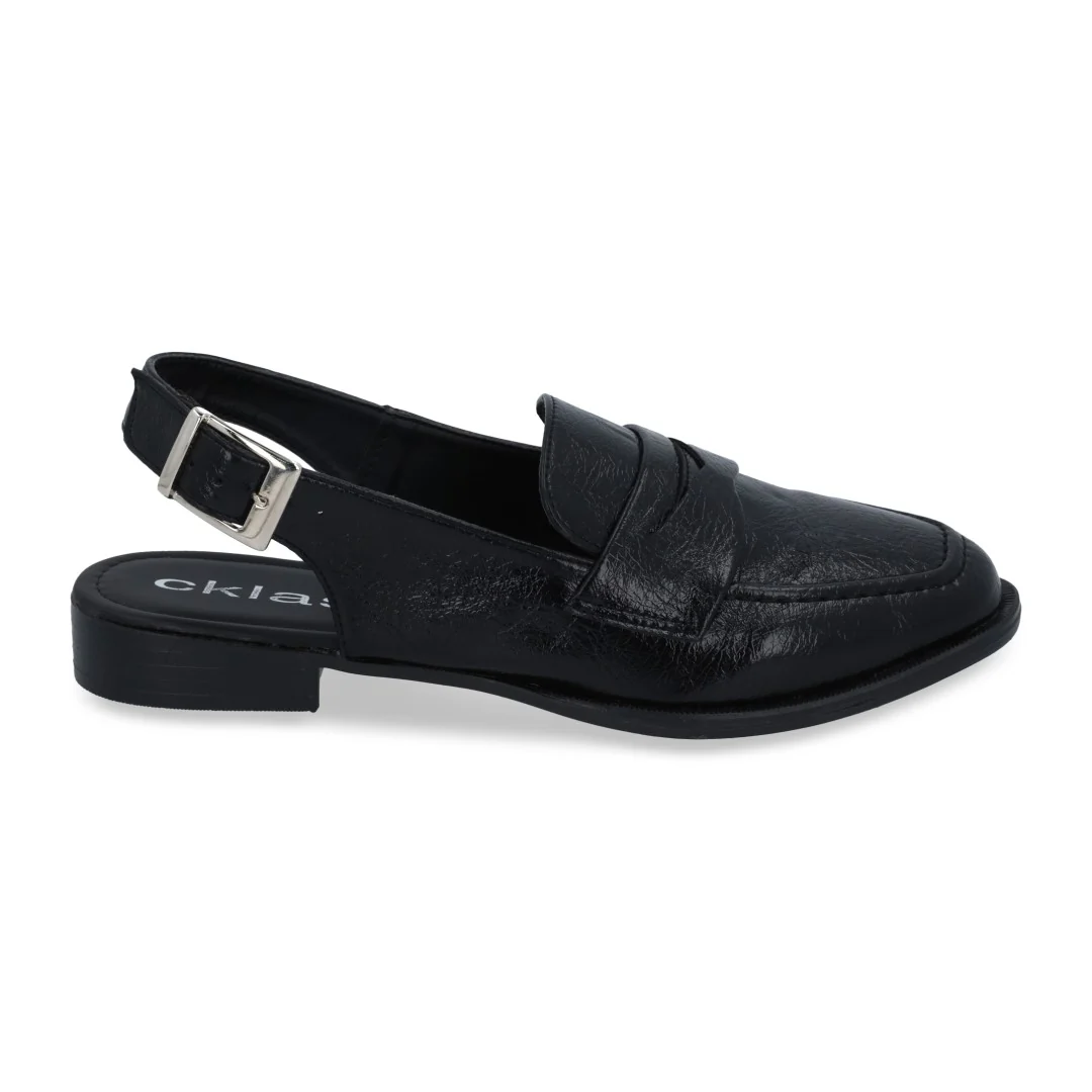 MOCASÍN COLOR NEGRO DESTALONADO 33091 - Image 2