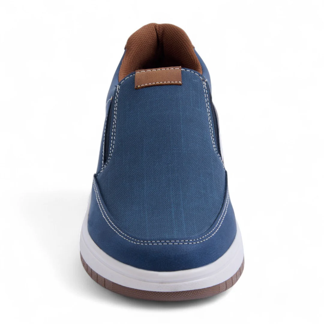 MOCASÍN DE PISO AZUL SINTÉTICO 17933 - Image 3