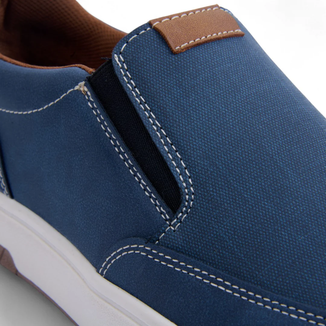 MOCASÍN DE PISO AZUL SINTÉTICO 17933 - Image 6