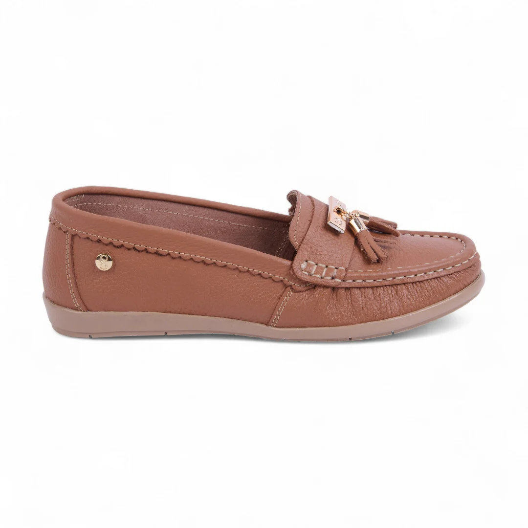 MOCASÍN DE PISO MIEL HERRAJE 26239 - Image 2