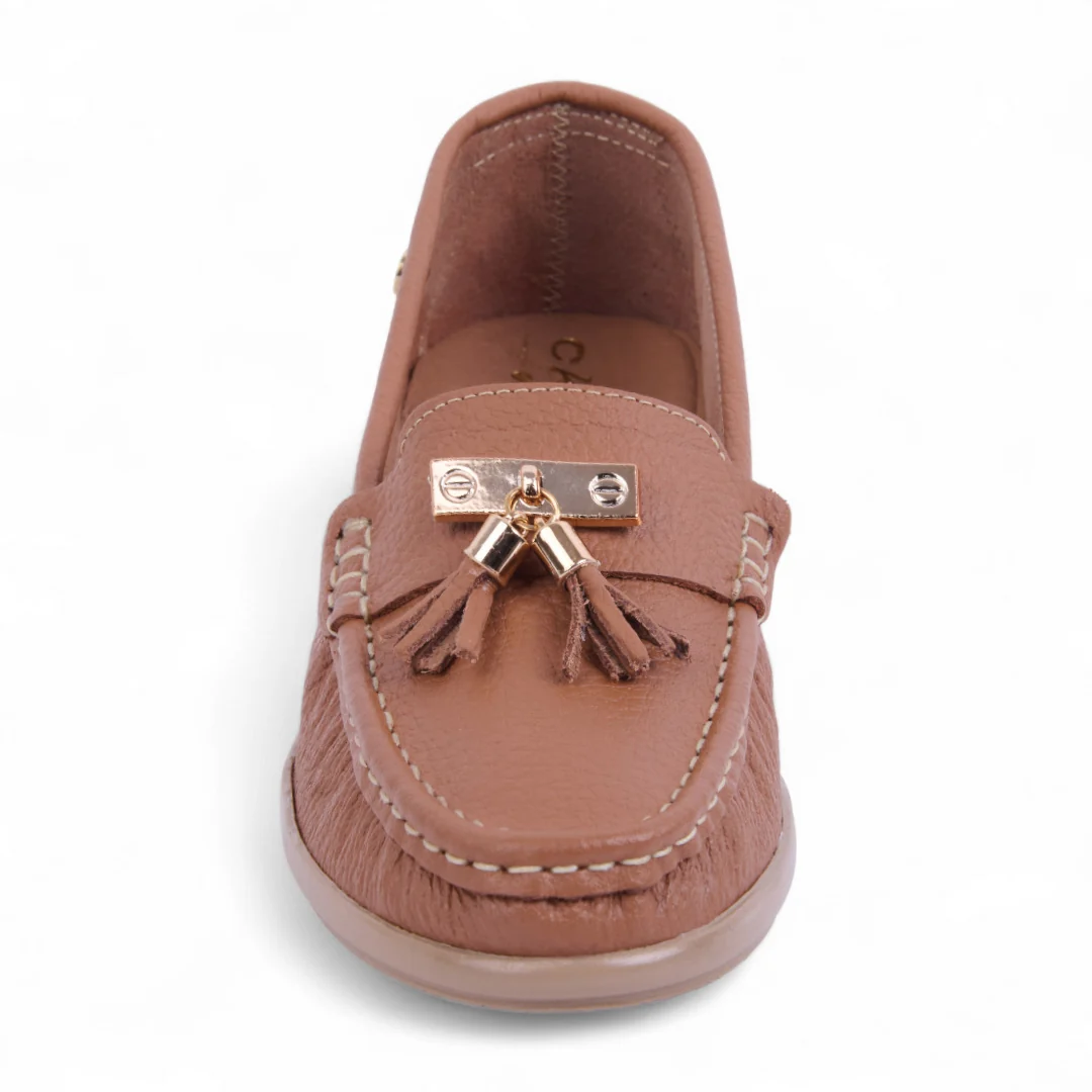 MOCASÍN DE PISO MIEL HERRAJE 26239 - Image 4