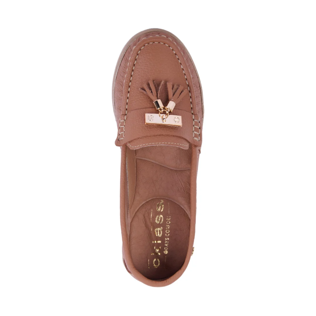 MOCASÍN DE PISO MIEL HERRAJE 26239 - Image 5
