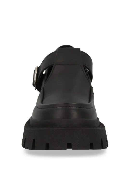MOCASIN DE PLATAFORMA NEGRO CON HEBILLA 35528 - Image 5
