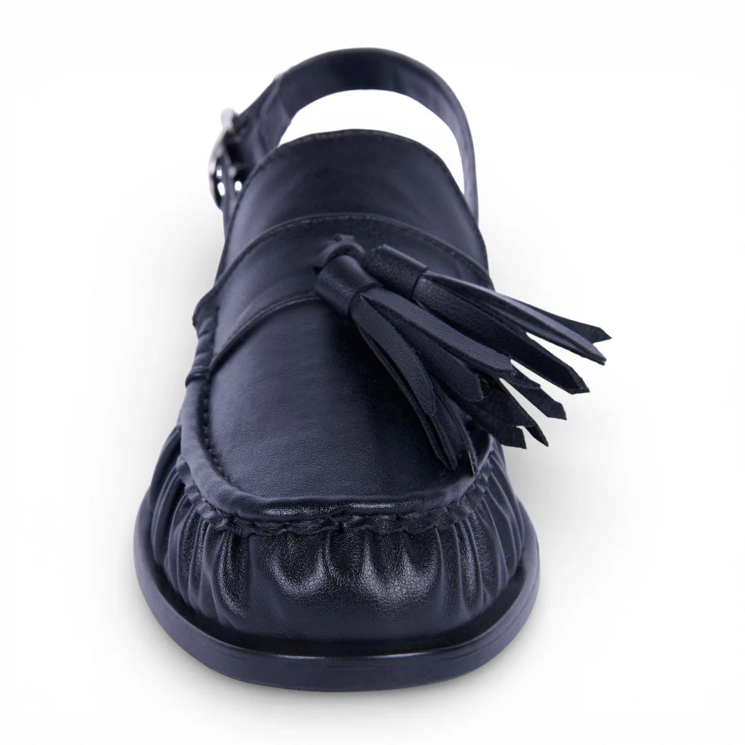MOCASÍN DESTALONADO CORREA NEGRO 15213 - Image 3